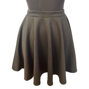 Black skater style skirt size S NWOT